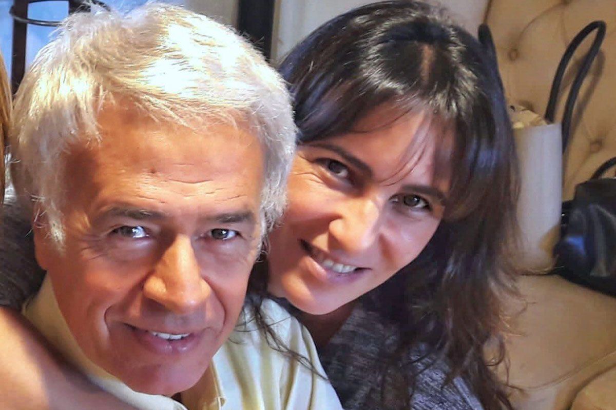 José Manuel De La Sota y su hija Natalia. 