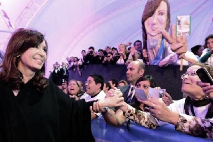 Cristina Fernández en la inauguración de Tecnópolis el año pasado