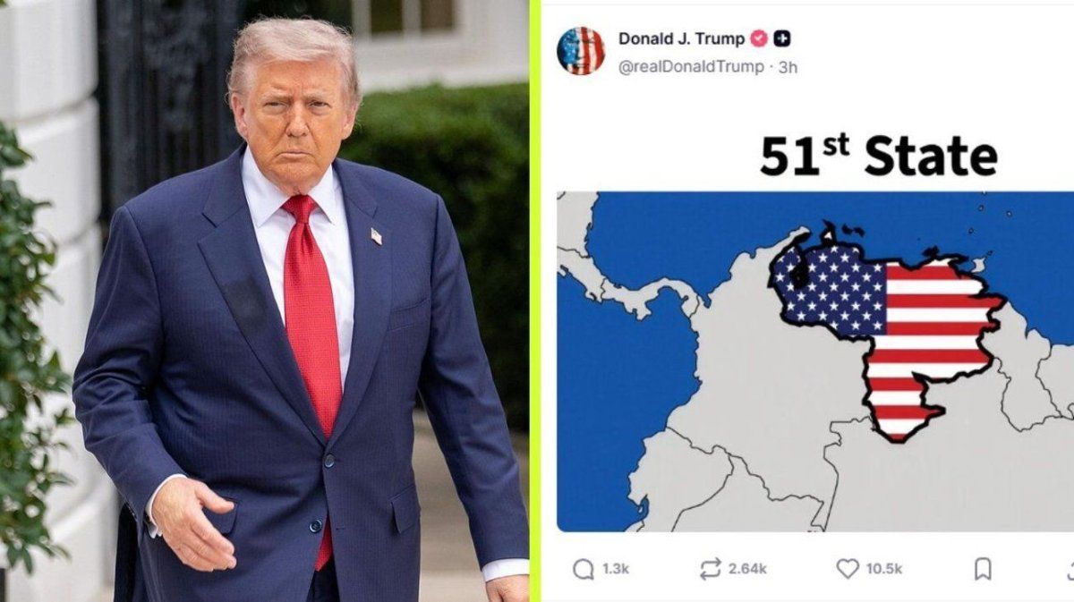 Donald Trump y una polémica publicación sobre Venezuela. Donald Trump y una polémica publicación sobre Venezuela.