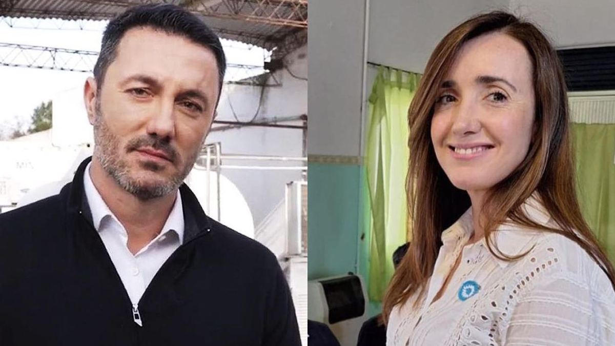 Luis Petri y Victoria Villarruel