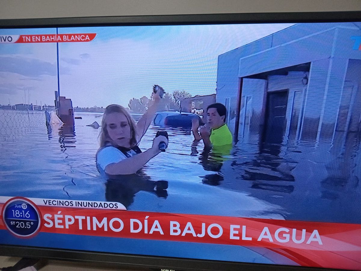 Con el agua al cuello por la inundación, Paula Bernini y TN lograron una donación de $ 54 millones