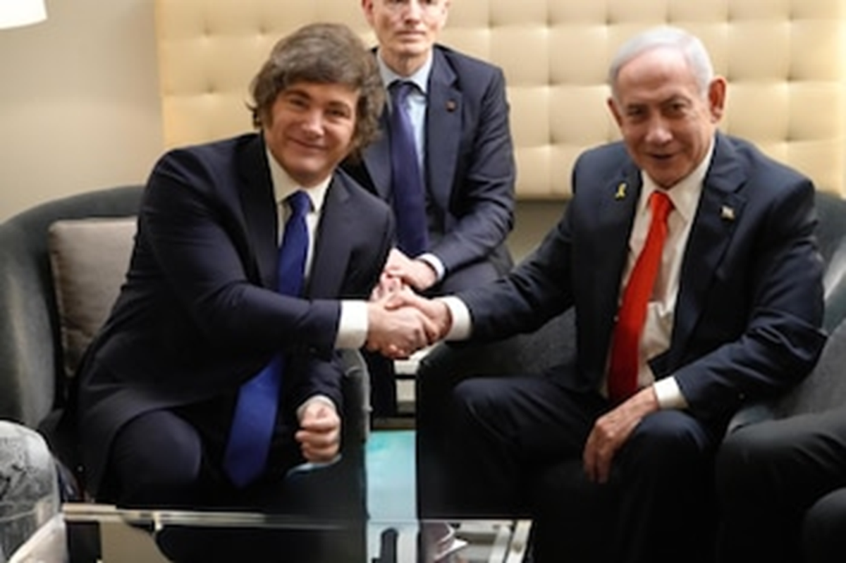 Javier Milei y Benjamín Netanyahu