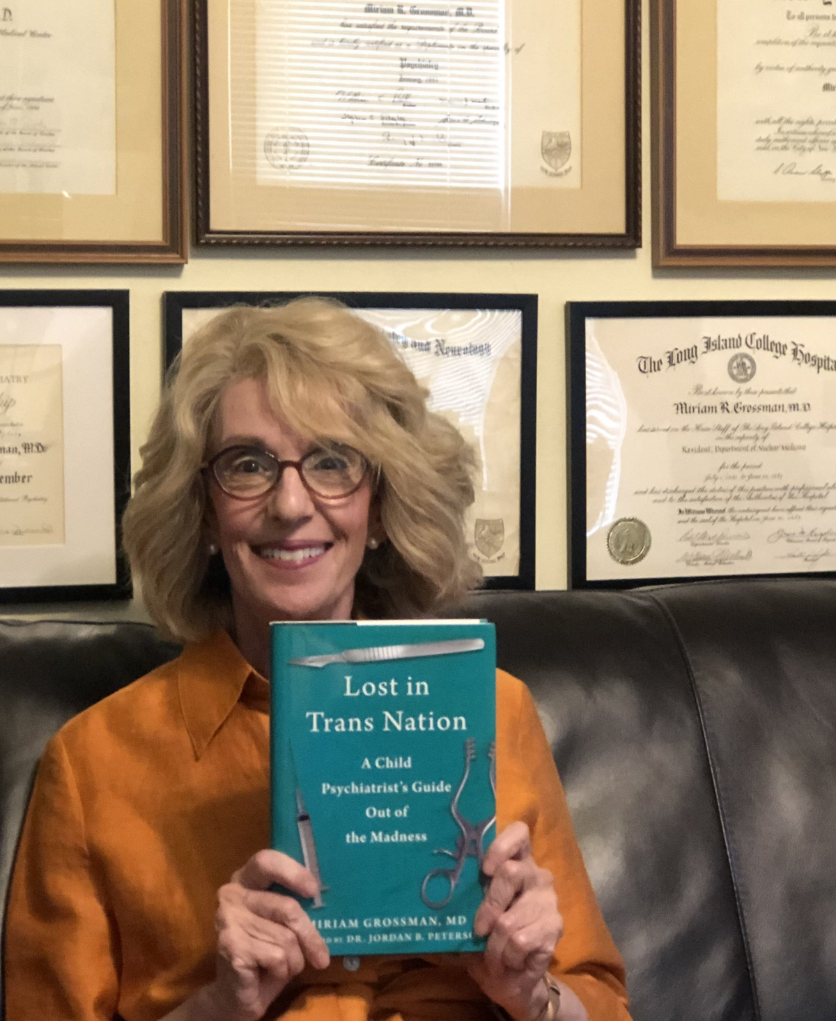 La médica psiquiatra Miriam Grossman. La médica psiquiatra Miriam Grossman.