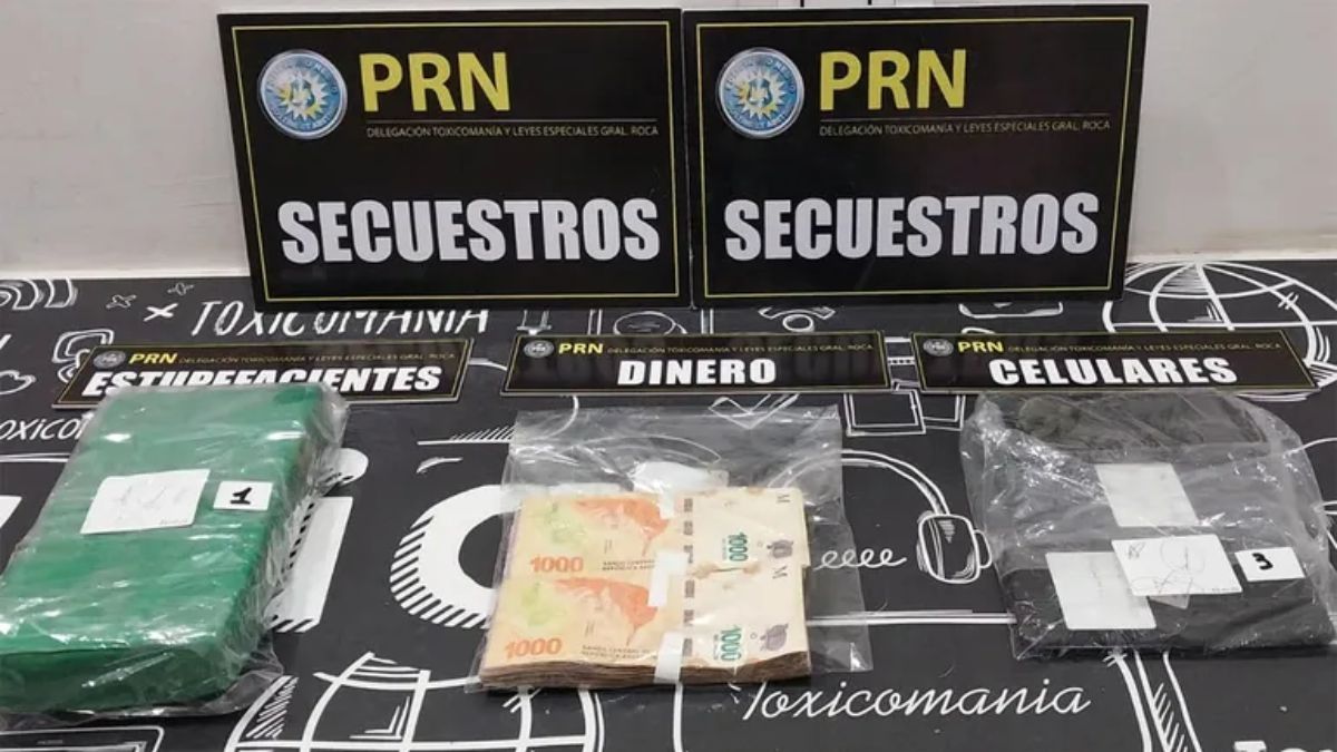 La droga secuestrada (Foto: LMNeuquén)