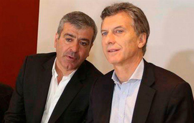 José Cano con Macri (Foto archivo).