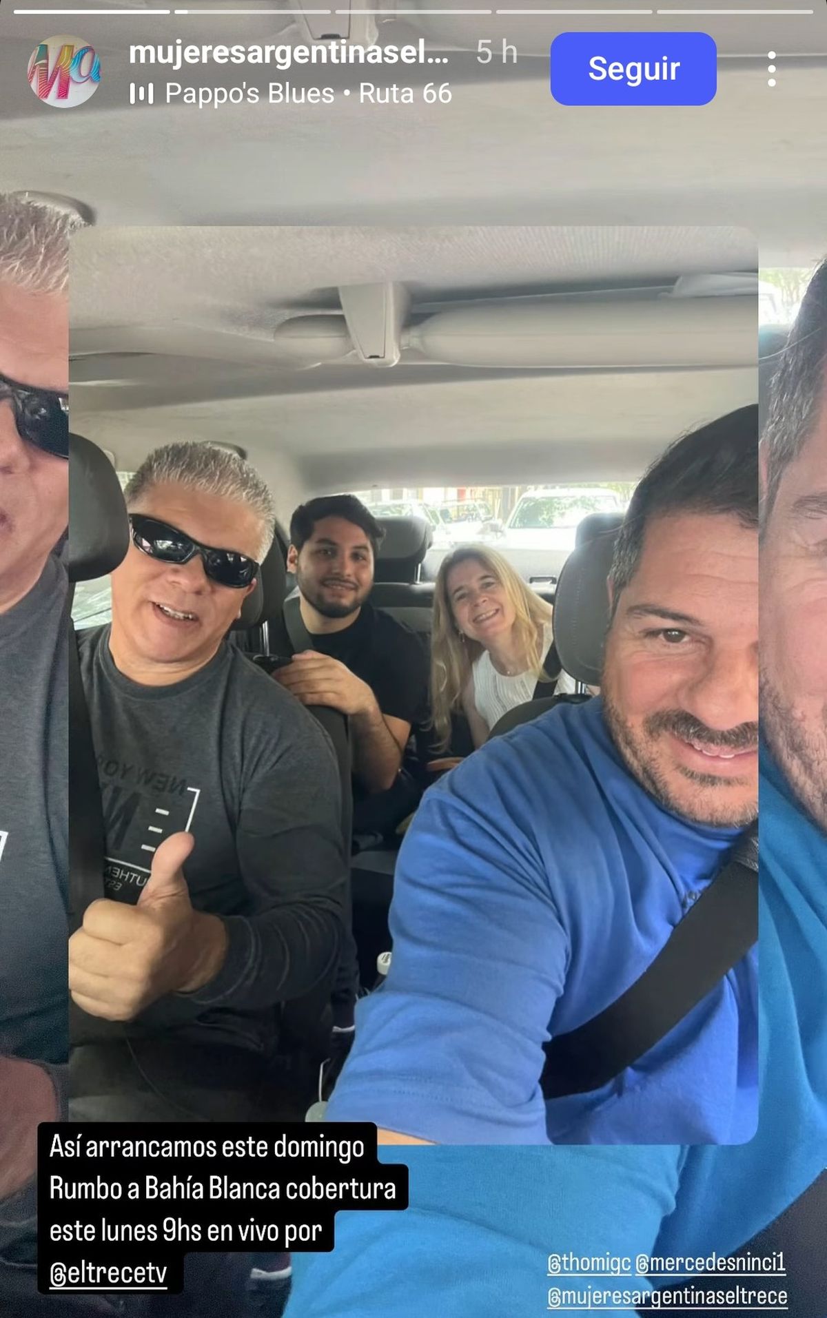 Historia de Instagram de "Mujeres Argentinas". Historia de Instagram de "Mujeres Argentinas".