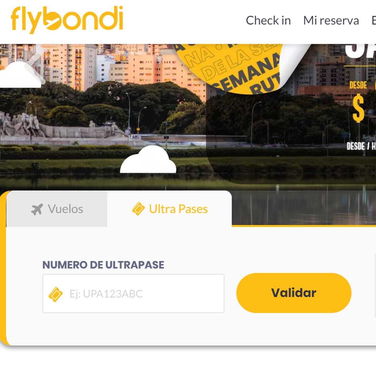 Se debe aplicar el código del Ultra Pase para poder canjearlo.