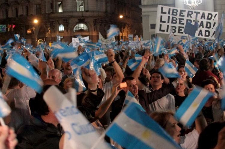 Imagen del 13S que intentará superar el 8N.