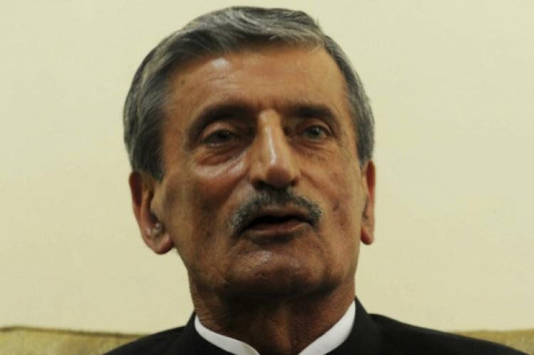 Ministro de Ferrocarriles de Pakistán, Ghulam Ahmad Bilour.