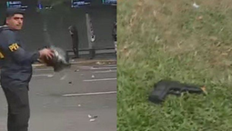 Policía Federal quiso plantar un arma en Plaza del Congreso