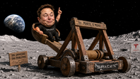 Elon Musk viene planteando la posibilidad de fabricar satélites fuera de la Tierra y lanzarlos directamente desde la Luna. Elon Musk viene planteando la posibilidad de fabricar satélites fuera de la Tierra y lanzarlos directamente desde la Luna.