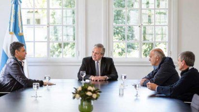 En medio de la interna PRO, Alberto F. se reunió con Macri y Grindetti