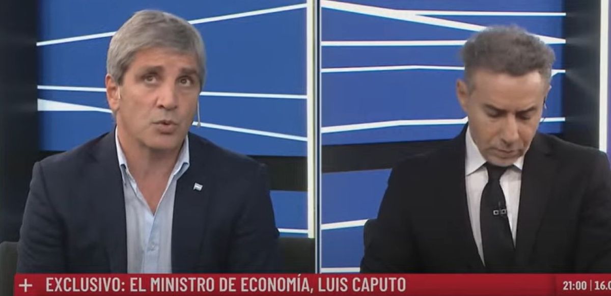 Luis Caputo y Luis Majul