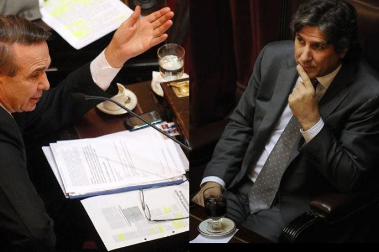Pichetto y Boudou volvieron a cruzarse.