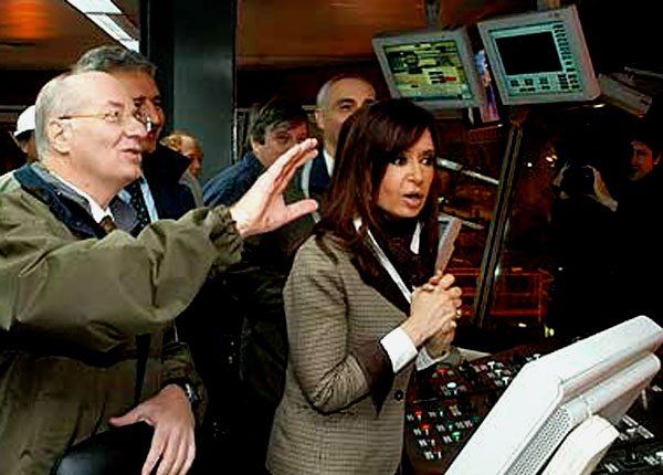 Paolo Rocca y Cristina Fernández.