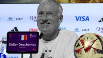 Qatar 2022: El DT de Francia roto, pero justo con Argentina