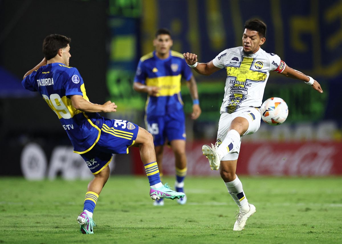 Taborda, en tiempos de Boca Taborda, en tiempos de Boca