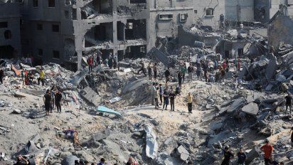 El Gobierno condenó el ataque de Israel al campo de refugiados en Gaza