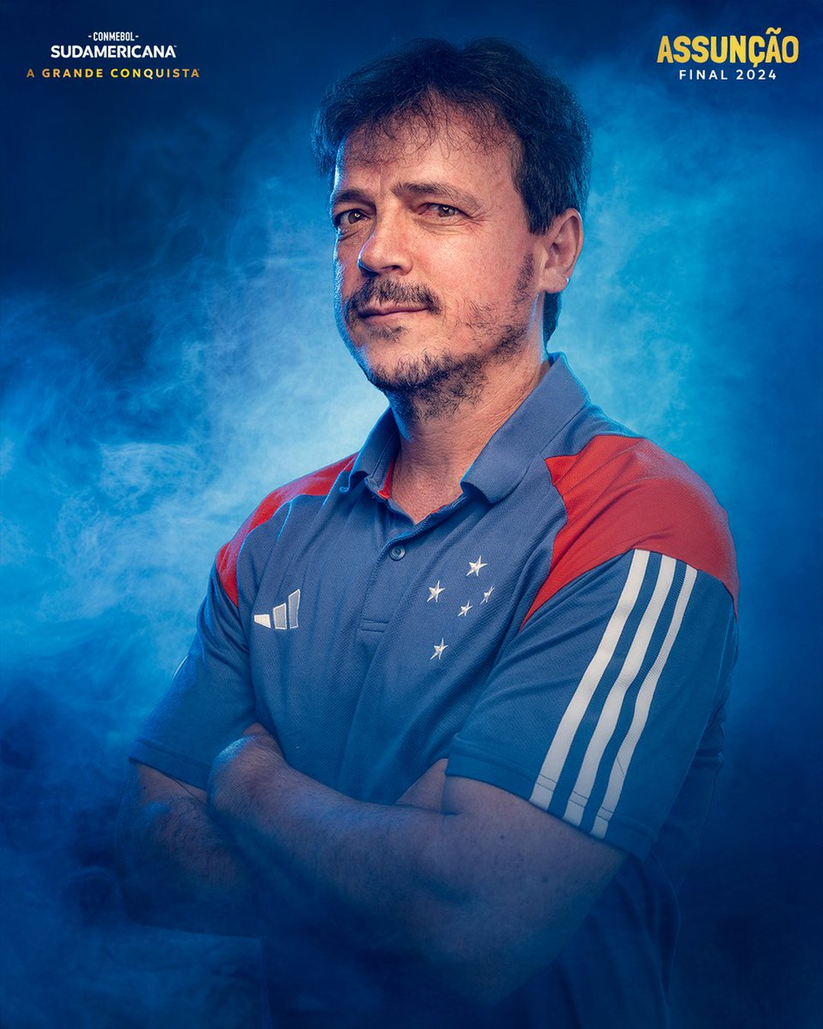 Fernando Diniz, el DT que ilusiona a la gente de Cruzeiro. Fernando Diniz, el DT que ilusiona a la gente de Cruzeiro.