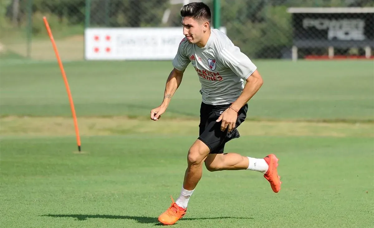 Agustín Fontana y la costumbre de entrenar solo.