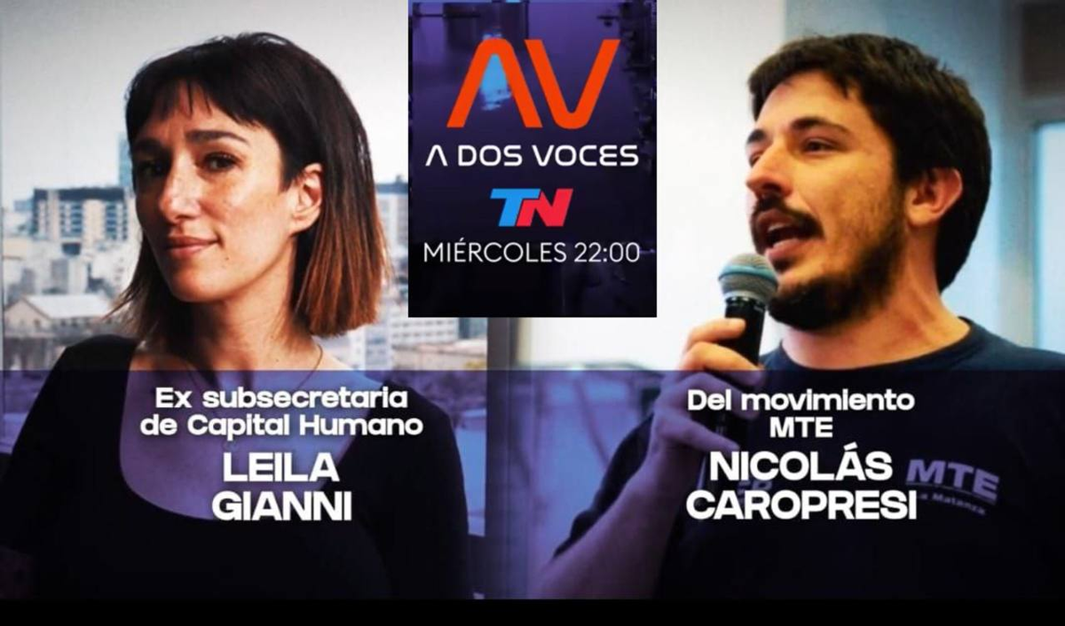 A Dos Voces se ajusta al "no hay plata". Ya vendrán debates mejores en TN A Dos Voces se ajusta al "no hay plata". Ya vendrán debates mejores en TN