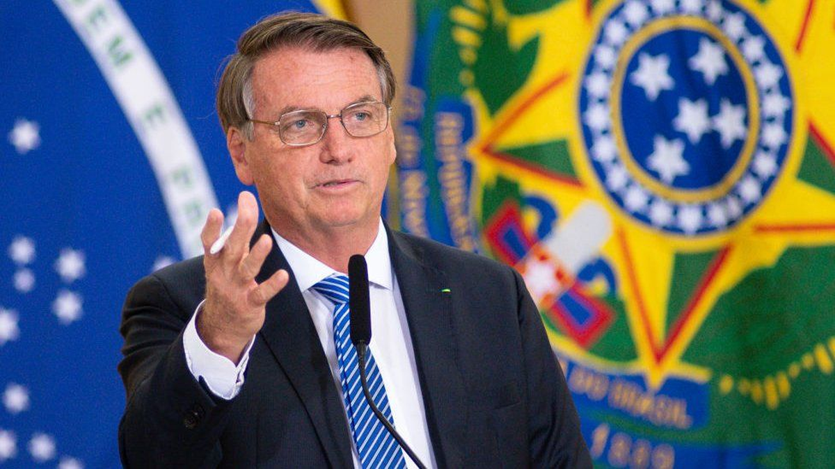 Jair Bolsonaro, actual presidente de Brasil que compite para ser reelecto.