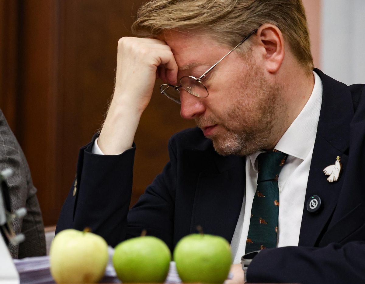 El líder de Yabloko, Nikolai Rybakov.