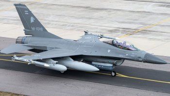 Río Cuarto, revolucionada por la llegada de los nuevo aviones F-16. (Foto: Min Def). Río Cuarto, revolucionada por la llegada de los nuevo aviones F-16. (Foto: Min Def).