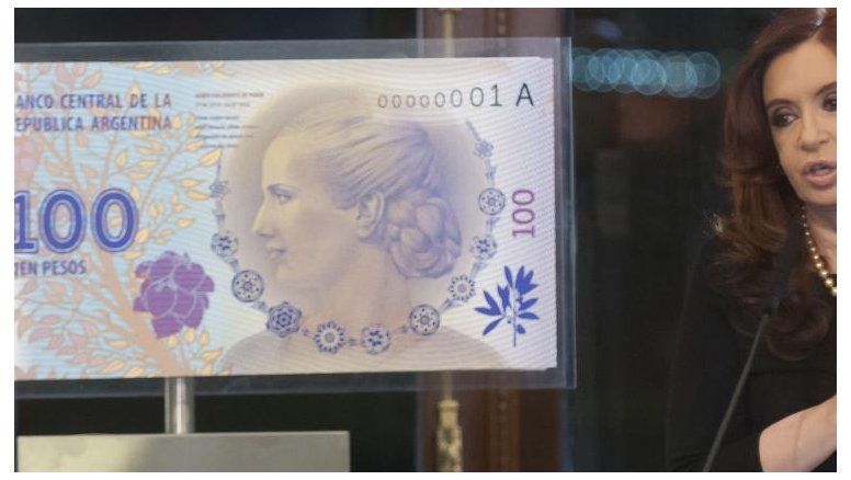 Evita devaluada, el peor homenaje K