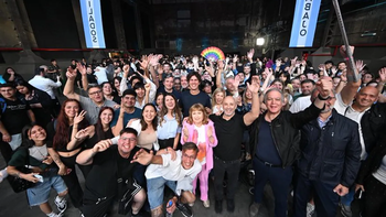 Martín Lousteau y Graciela Ocaña en el cierre de Unidos Martín Lousteau y Graciela Ocaña en el cierre de Unidos