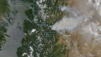 La NASA observa los incendios en la Patagonia y lanza advertencia de último momento