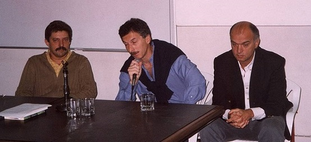 Mauricio Macri y Néstor Grindetti en el lejano 2003 Mauricio Macri y Néstor Grindetti en el lejano 2003