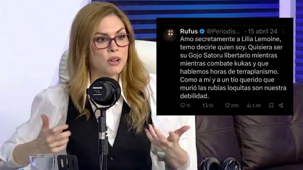 Lilia Lemoine volvió a salir a bancar a Martín Menem por el caso Rufus. Se sobresaltó con una pregunta incómoda y hasta lo defendió con argumentos de anime. Foto: Urgente24