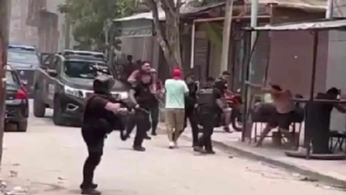 Imagen ampliada del incidente (foto NA)