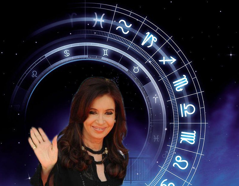 La Presidente es del signo de Piscis con la luna y el ascendente en Tauro, dice la astróloga.
