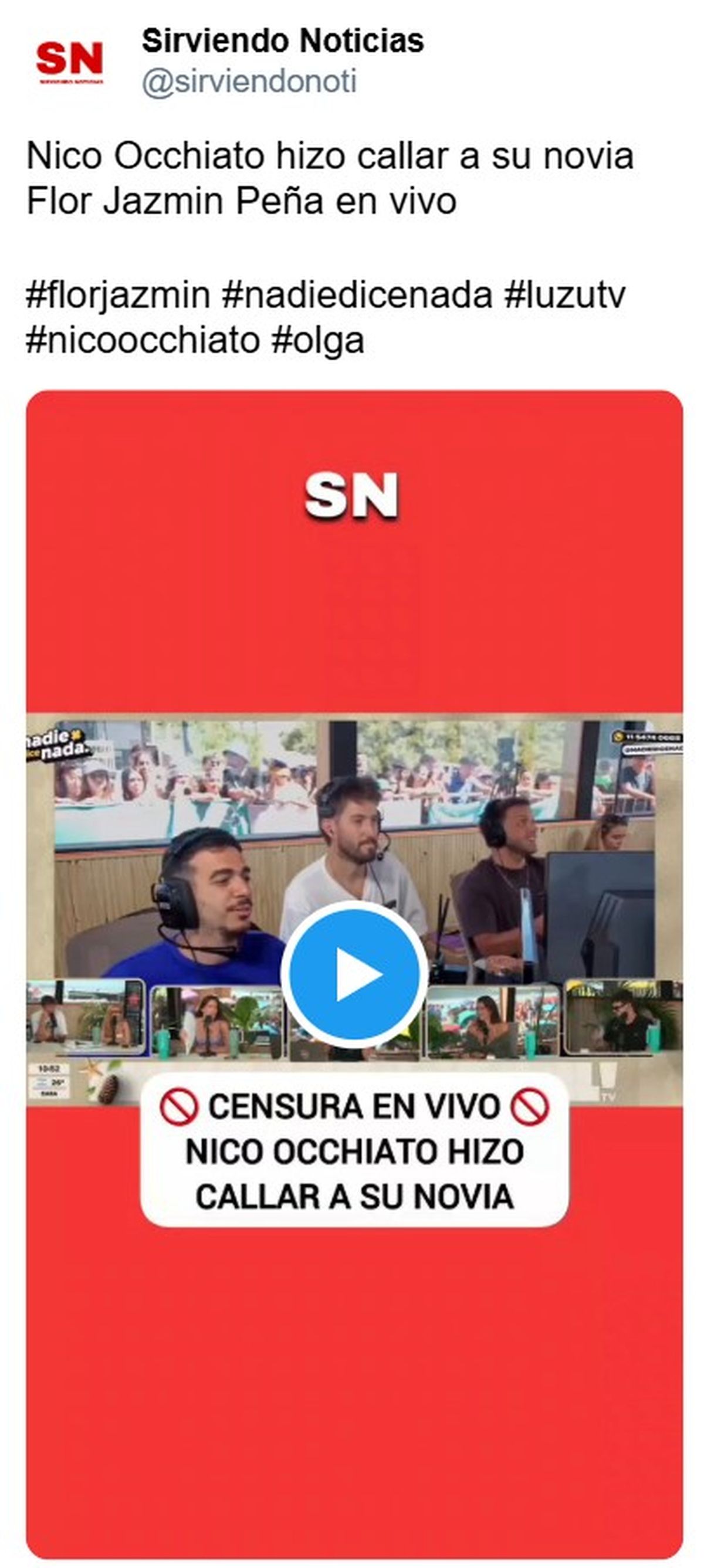 El momento generó tensión en el estudio y repercusión en las redes. El momento generó tensión en el estudio y repercusión en las redes.