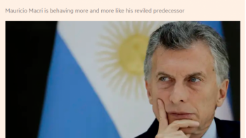 El 'Financial Times', con todo: Macri, en 