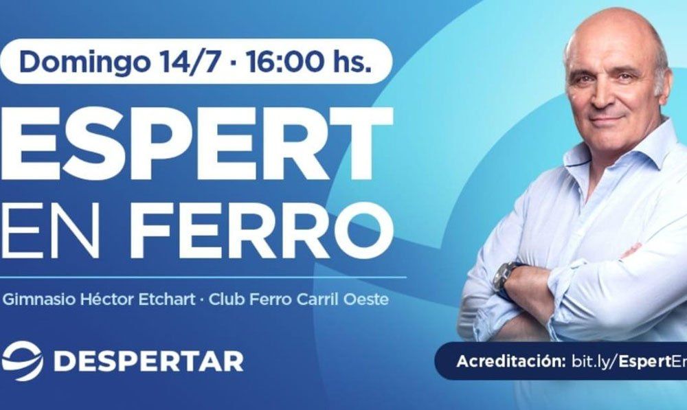La invitación al acto de Espert.
