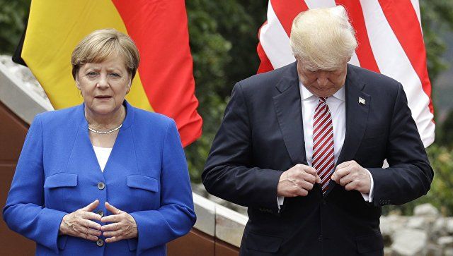 Angela Merkel vs. Donald Trump.