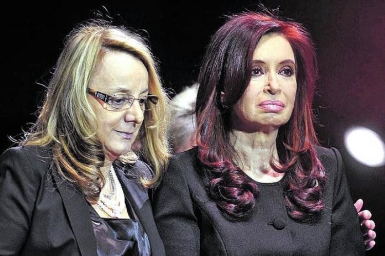 Alicia Kirchner y Cristina Fernández.