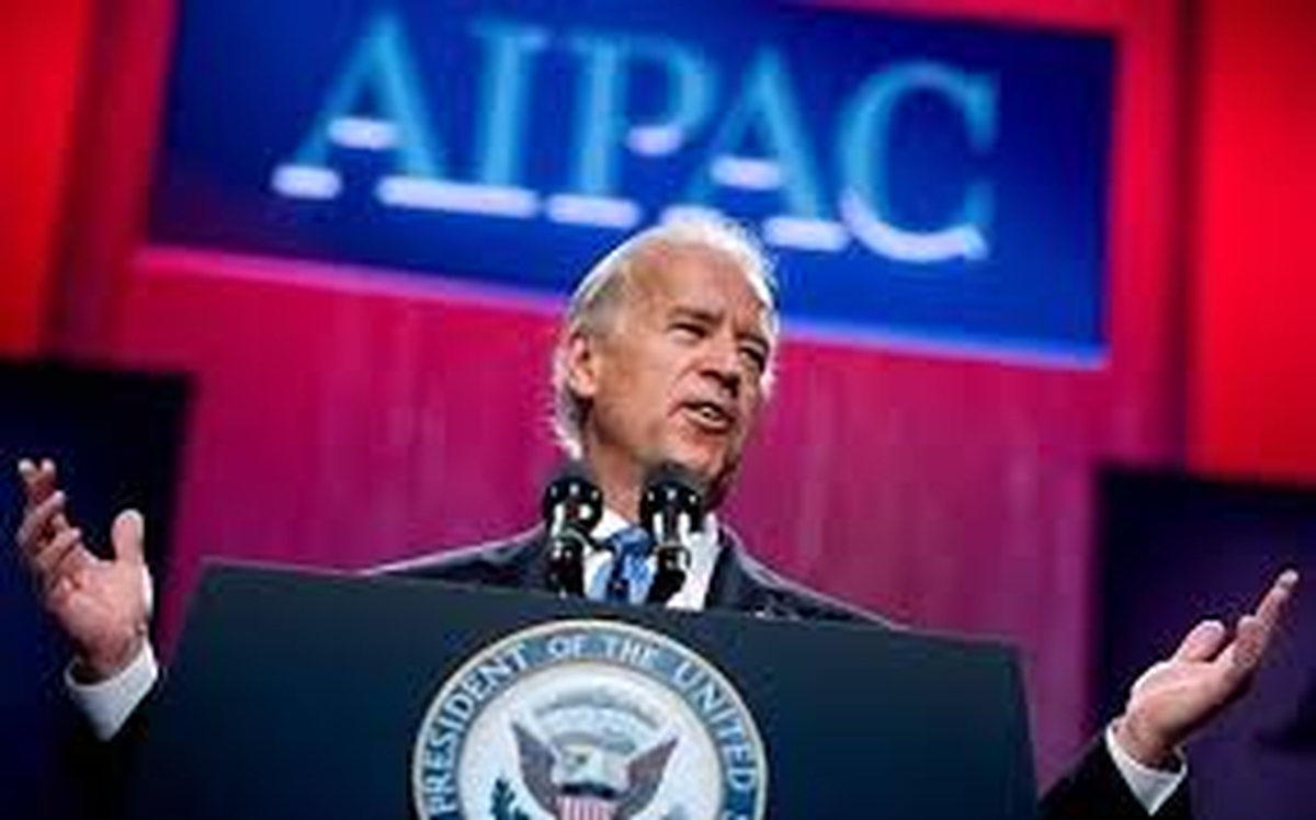El entonces vicepresidente Joe Biden se dirige a la Conferencia de Pol&iacute;tica del 2013 del Aipac