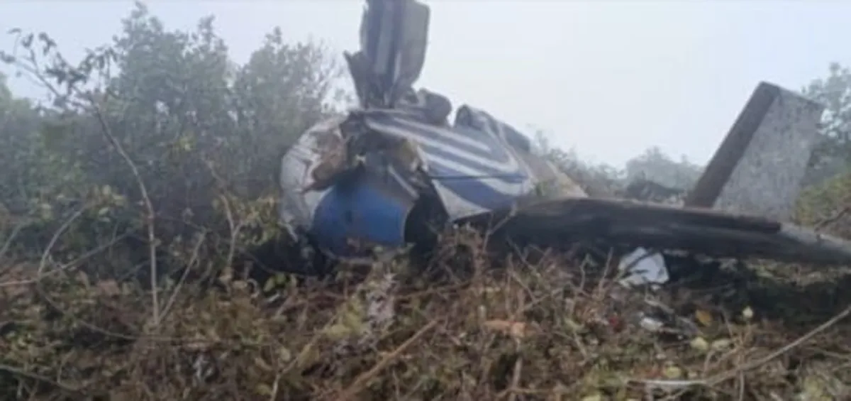 Pobladores rurales encontraron el avión siniestrado en plenas montañas de Colombia Pobladores rurales encontraron el avión siniestrado en plenas montañas de Colombia