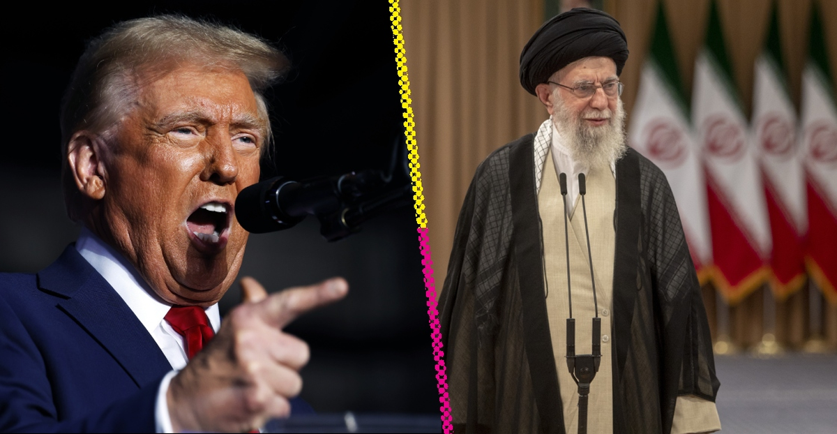 Trump está dispuesto a iniciar una guerra propia sobre Irán | FOTOMONTAJE Trump está dispuesto a iniciar una guerra propia sobre Irán | FOTOMONTAJE