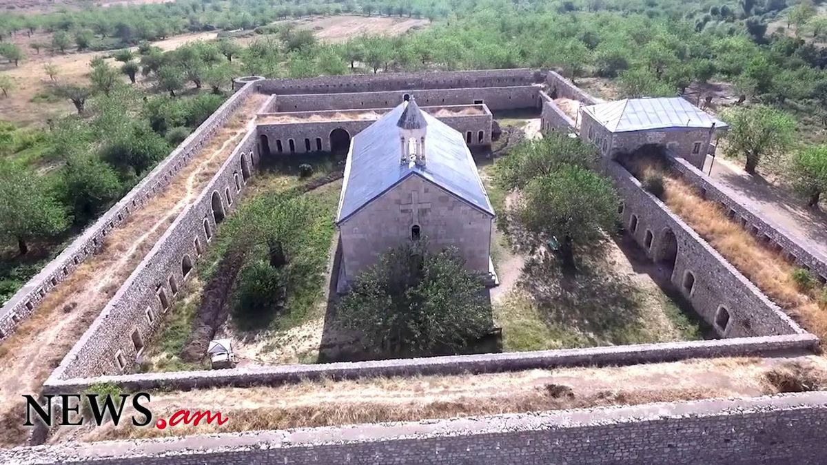 Monasterio de Amaras, Alto Karabaj: fundado en el siglo IV y es el lugar de la 1ra. escuela que utilizó el alfabeto armenio.