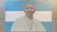 ElSubte de Buenos Aires inaugura un mural en homenaje al Papa Francisco a un añode su fallecimiento en la estación San José de Flores de la Línea A. ElSubte de Buenos Aires inaugura un mural en homenaje al Papa Francisco a un añode su fallecimiento en la estación San José de Flores de la Línea A.