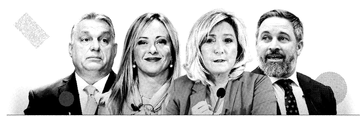Orbán, Meloni, Le Pen y Abascal, el auge de la extremaderecha en Europa | Gentileza El País Orbán, Meloni, Le Pen y Abascal, el auge de la extremaderecha en Europa | Gentileza El País