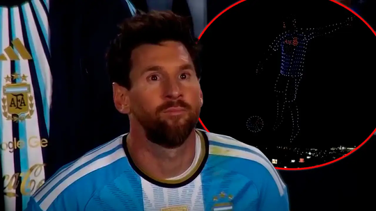 Los drones no le hicieron justicia a la carrera de Lionel Messi.