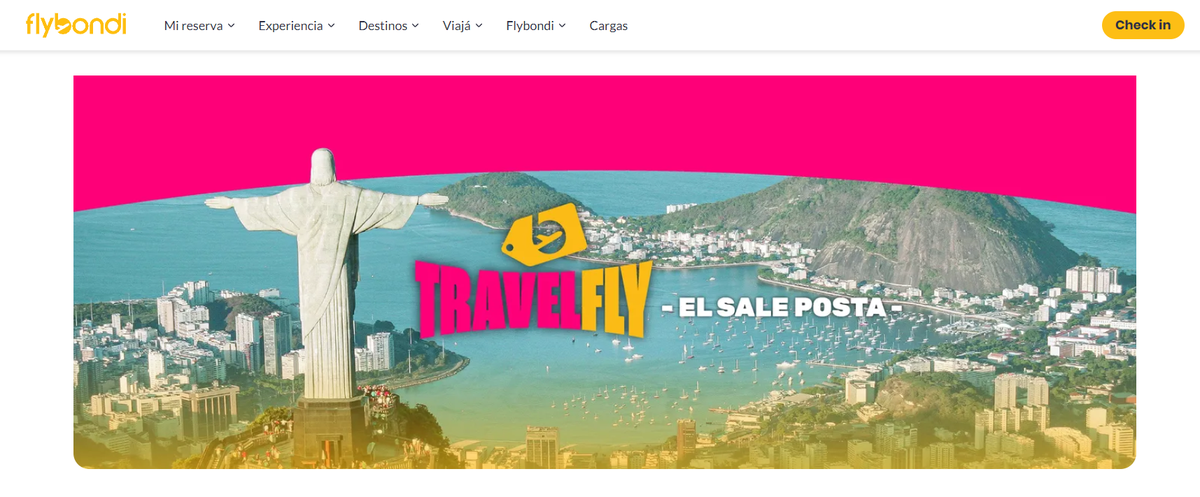 Flybondi lanzó el TravelFly con cuotas sin interés. Flybondi lanzó el TravelFly con cuotas sin interés.