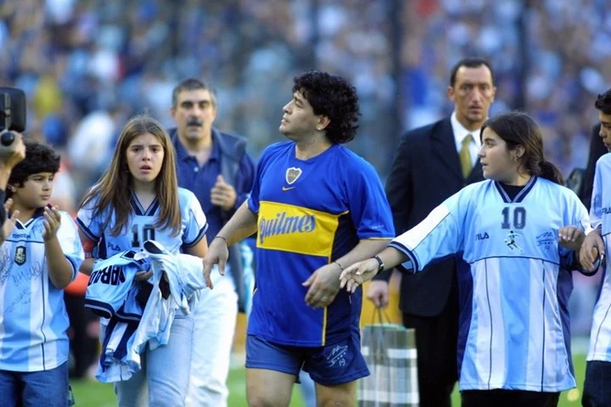 Partido despedida de Diego Armando Maradona. (Foto: Cortesía: Diario Olé).