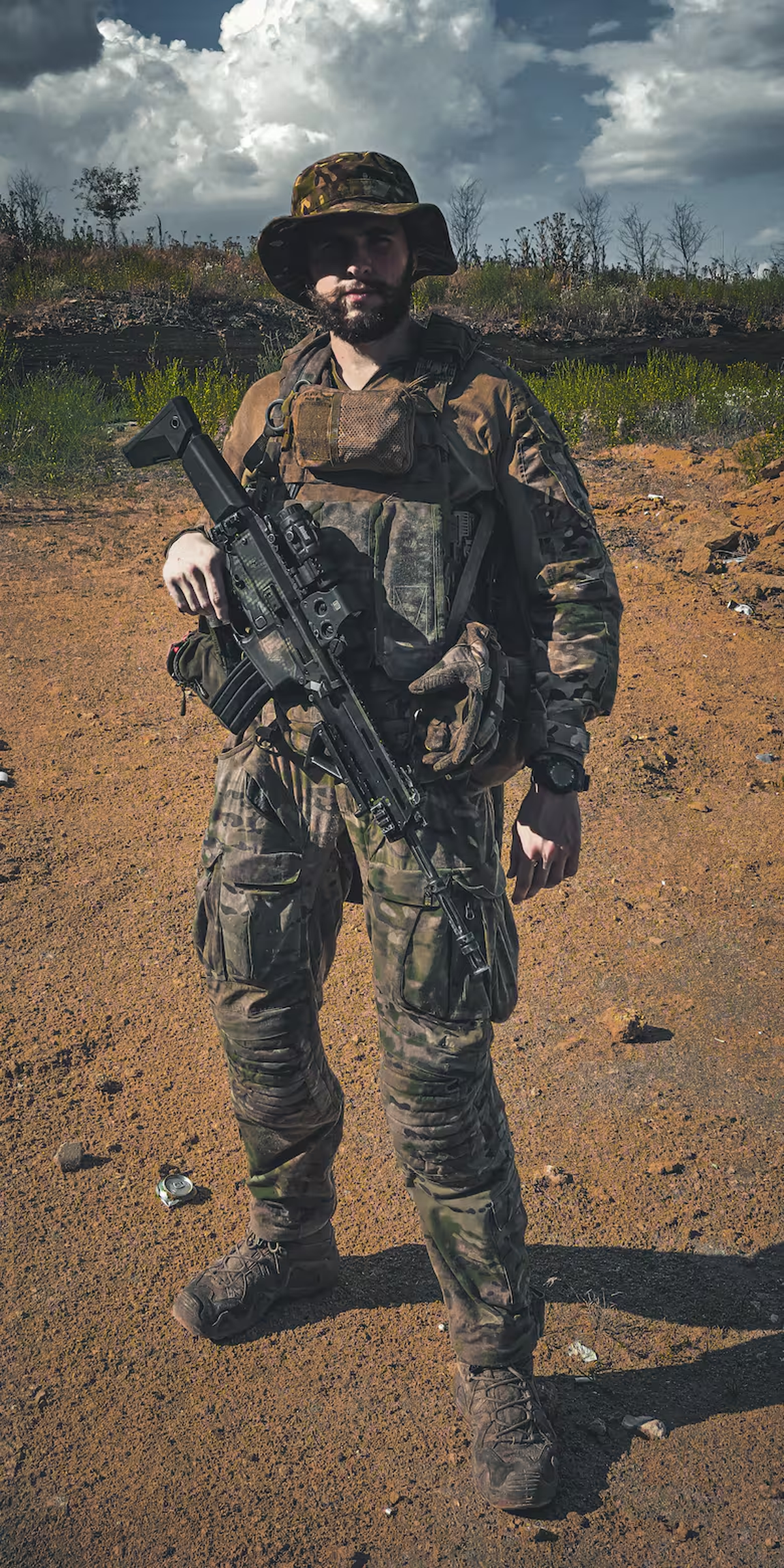 Franco, el militar argentino que lucha en Ucrania Franco, el militar argentino que lucha en Ucrania